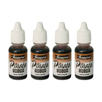 4PK Jacquard Pinata Colours 14ml Acrylic Paint Art/Craft - Burro Brown
