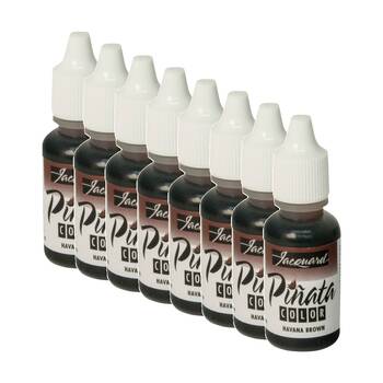 8PK Jacquard Pinata Colours 14ml Acrylic Paint Art/Craft - Havanna Brown