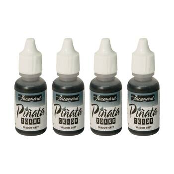 4PK Jacquard Pinata Colours 14ml Acrylic Paint Art/Craft - Shadow Grey