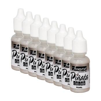 8PK Jacquard Pinata Colours 14ml Acrylic Paint Art/Craft - Pearl