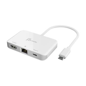 J5Create USB-C To 4K HDMI Ethernet Display Extender Adapter 100W