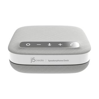 J5Create USB-C HDMI 4K Audio Speakerphone Dock W/ Speaker Microphone & Charger