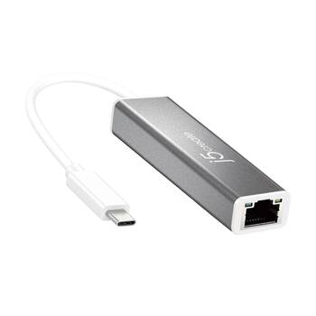 J5Create USB-C Gigabit Ethernet Adapter RJ45 10/100/1000 WOL