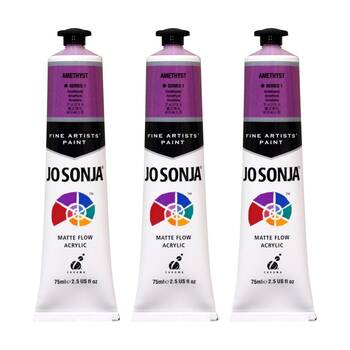 3PK Jo Sonja Acrylic Colour Series Artist Craft Paint 75mL Tube Amethyst