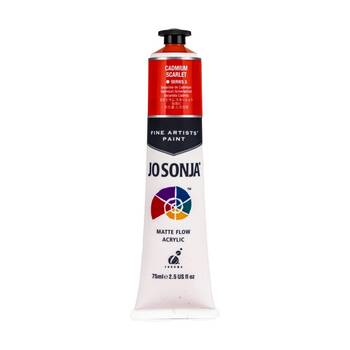 Jo Sonja Acrylic Colour Series Artist Craft Paint 75mL Tube Cadmium Scarlet