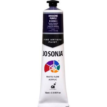 Jo Sonja Acrylic Colour Series Artist Craft Paint 75mL Tube Dioxazine Purple