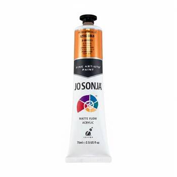Jo Sonja Metallic Colour Series Acrylic Artist Paint 75mL Tube Aztec Gold
