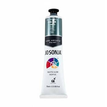 Jo Sonja Metallic Colour Series Acrylic Artist Paint 75mL Tube Steel Blue