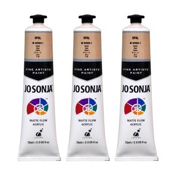 3PK Jo Sonja Acrylic Colour Series Artist Craft Paint 75mL Tube Opal