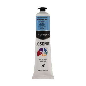 Jo Sonja Pearlescent Colour Series Acrylic Artist Paint 75mL Tube Blue