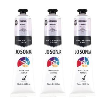 3PK Jo Sonja Acrylic Colour Series Artist Craft Paint 75mL Tube Periwinkle