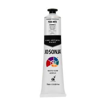 Jo Sonja Pearlescent Colour Series Acrylic Artist Paint 75mL Tube Pearl White