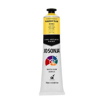 Jo Sonja Pearlescent Colour Series Acrylic Artist Paint 75mL Tube Yellow