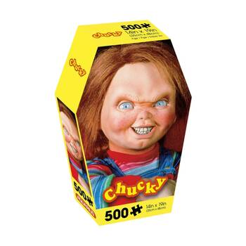 Aquarius Chucky Coffin Box 500 Piece Jigsaw Puzzle Game Multicolour