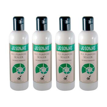 4PK Jo Sonja Medium 250ml All Purpose Sealer Acrylic Paint Art/Craft - Clear