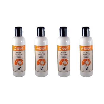 4PK Jo Sonja Medium 250ml Flow Acrylic Paint Art/Craft - Gloss