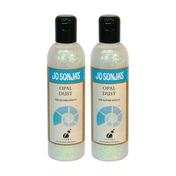 2PK Jo Sonja Medium 250ml Opal Dust Acrylic Paint Art/Craft - Clear