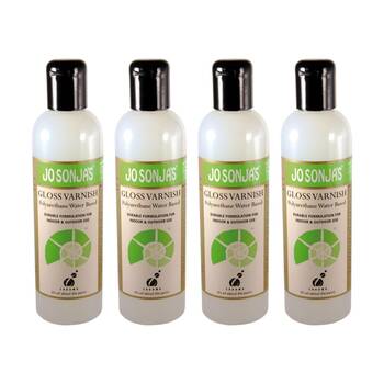 4PK Jo Sonja Polyurethane Varnish 250ml Acrylic Paint Art/Craft - Gloss