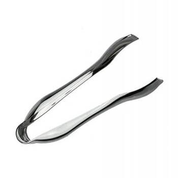 6x Partyware Stainless Steel Look-Alike Salad Tongs Set 280mm Silver