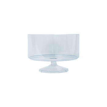 6x Partyware Reusable Footed Triffle Bowl Tableware 130mm Clear