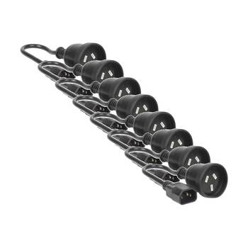 8PK Doss Iec Plug To 240V Socket 15cm Lead Iec-C14 Short Ups UPS Power Cable