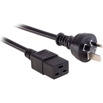 Doss 5M 15Amp Iec-C19 Power Lead Rack Mount Cord IEC C19 Australian 15 Amp