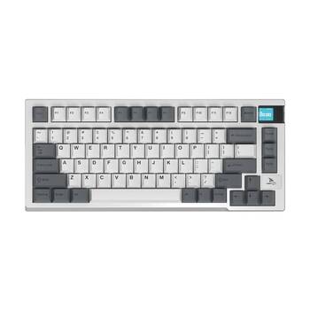 Darmoshark K8 Trio-Mode RGB Gaming Keyboard w/ Gasket Mount & TFT Display White