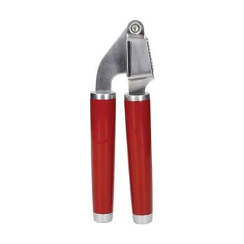 KitchenAid Stainless Steel Garlic Press Durable Kitchen Tool Empire Red