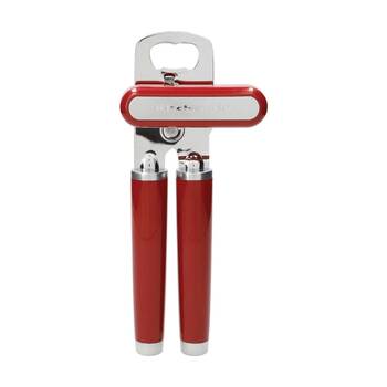 KitchenAid Stainless Steel Kitchen Tool Tin Opener Empire Red 21x8.8x3.8cm