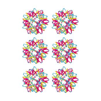 6x Keycraft Starburst Colourful Tactile Sensory Educational Ball Toy Multicolour