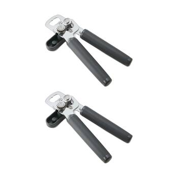 2PK KitchenAid Multi-Purpose Kitchen Tool Tin Opener Charcoal Grey 21x8.8x3.8cm