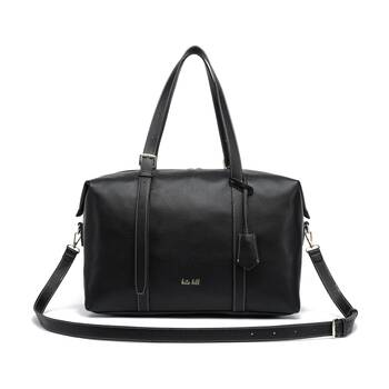 Kate Hill Women's Penny Pebble Vegan Leather Overnight/Travel Bag