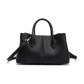 Kate Hill Women's Perri Pebble Vegan Leather Grab Dual Handle Bag