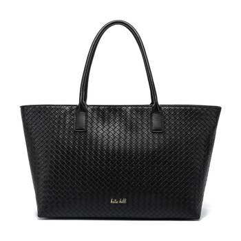 Kate Hill Women's Whitney Embossed Vegan Leather Zip-Closure Tote Bag