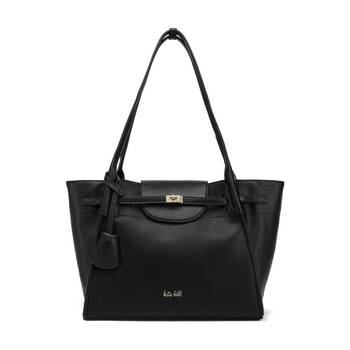 Kate Hill Women's Priya Pebbled Vegan Leather Shopper Tote Bag