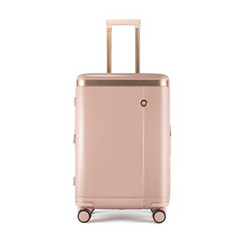 Kate Hill Phoenix Medium Luggage Hard Case TSA Travel Pink 78L