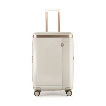 Kate Hill Phoenix Medium Luggage Hard Case TSA Lock Travel White 78L