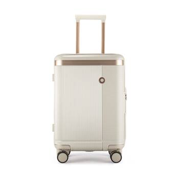 Kate Hill Phoenix Small Luggage Hard Case TSA Lock Travel White 44L