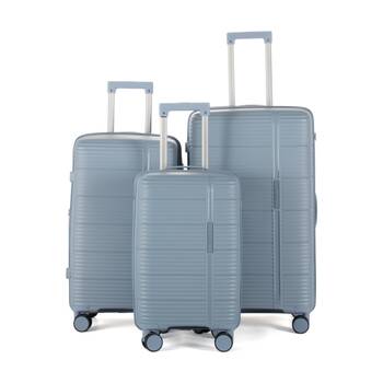 3pc Kate Hill Berkeley Luggage Set Hard Case TSA Lock Travel Sky