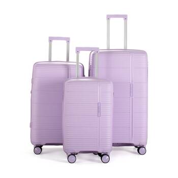 3PC Kate Hill Berkeley Hard Case Luggage Set TSA Lock Travel Lilac