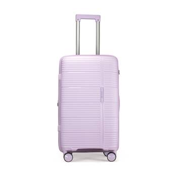 Kate Hill Berkeley Medium Luggage Hard Case TSA Lock Travel Lilac 74L