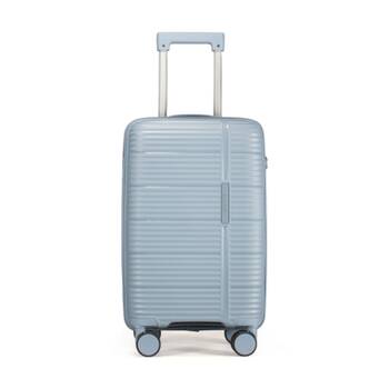 Kate Hill Berkeley Small Luggage Hard Case TSA Lock Travel Sky 44L
