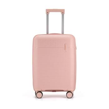 Kate Hill Brooklyn Small Hard Case Luggage TSA Lock Travel Pink 44L