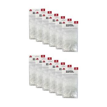 12x 6pc Culinary Kitchen Elastic Stretching Bowl Food Storage Covers Assorted