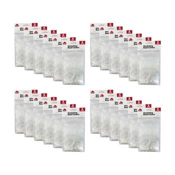 24x 6pc Culinary Kitchen Elastic Stretching Bowl Food Storage Covers Assorted