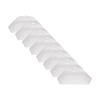 8PK Culinary Kitchen Umbrella Mesh Cover Food Protector Lid 70cm Clear
