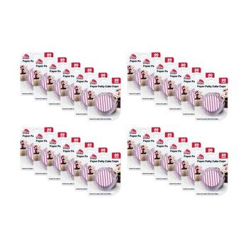 24x 60pc Culinary Kitchen Paper Patty Muffin Cupcake Cups Set Assorted