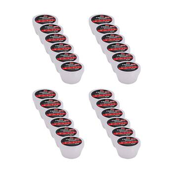 24x 5pc Braz Reusable Round Food Storage Containers W/ Lids 750ml Clear