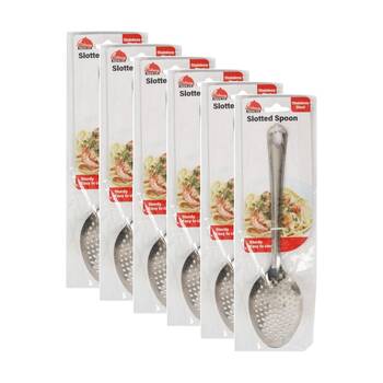 6PK Culinary Kitchen Stainless Steel Slotted Spoon Cooking Utensil 27cm