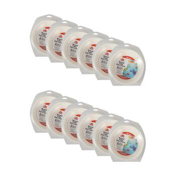 12x 20pc Braz Round Cake Pan Liners W/ Fluted Edge Baking Accessories 24cm White